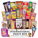 Eastanbul International Snack Box, Premium 25 Full-Size Foreign Snack Box, Exotic Turkish Snacks From Around The World International Snacks, Sweet, Savory, Chewy, Crunchy Snack Box