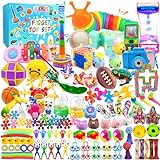 leitait 125 Pcs Fidget Toys Set,Sensory Relieves Stress Toys for Kids Adults Autism, Birthday Party Favors, Carnival Prizes, Classroom Rewards, Pinata Goodie Bag Fillers