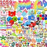 1059 PCS Party Favors for Kids, Fidget Toys Pack,Easter Basket Stuffer for Kids, Birthday Gift Toys, Stocking Stuffers, Christmas Gifts, Easter Gifys Party Toys Assortment, Treasure Box Birthday Party, Goodie Bag Stuffers for Kids, Carnival Prizes, Pinata Filler Stuffers Toys for Classroom